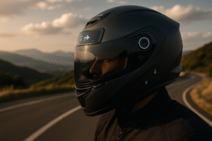 Smart-Helm Motorradfahren