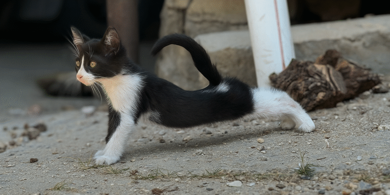 Tierfoto einer Türkischen Straßenkatze